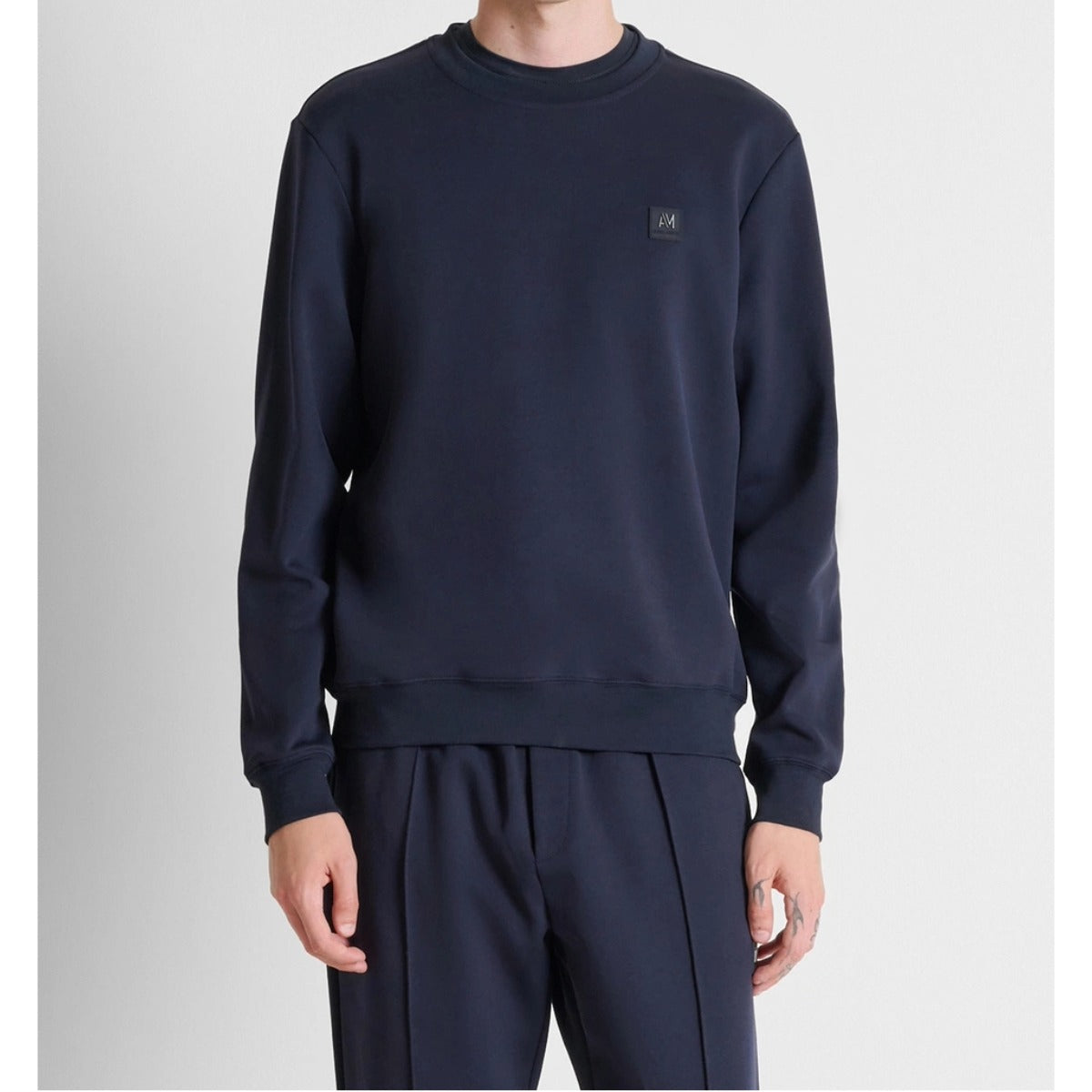 ANTONY MORATO REGULAR FIT CREW SWEATSHIRT MARINE NAVY MMFL01171
