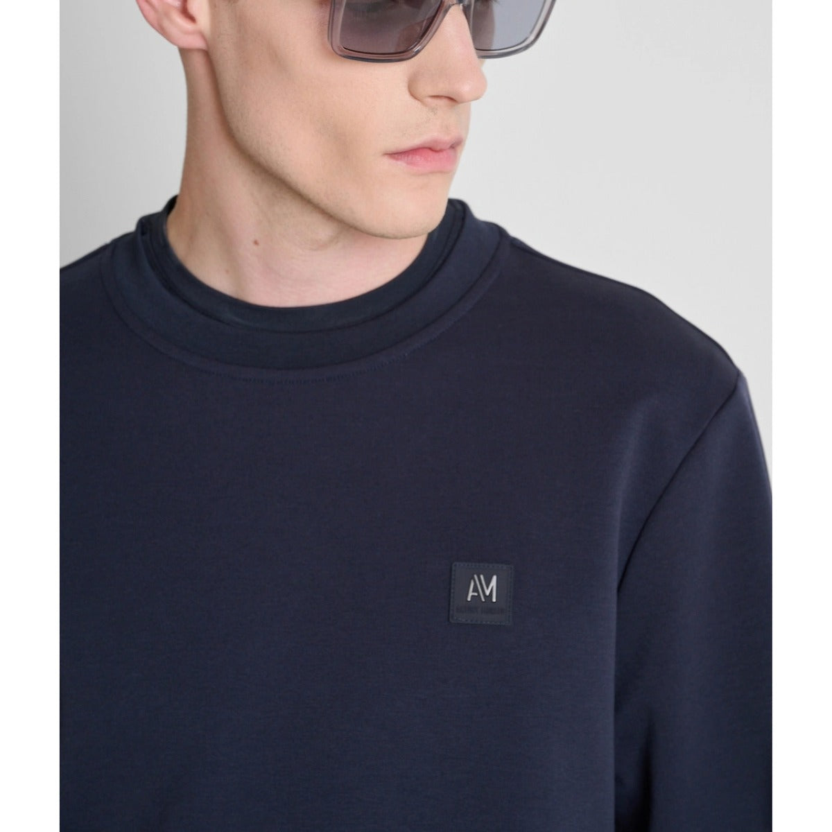 ANTONY MORATO REGULAR FIT CREW SWEATSHIRT MARINE NAVY MMFL01171