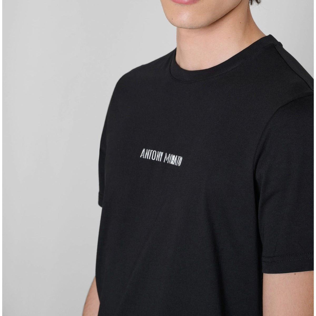 ANTONY MORATO REGULAR FIT LOGO T-SHIRT BLACK MMKS02696