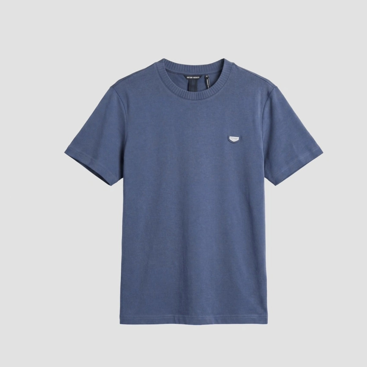 ANTONY MORATO REGULAR FIT CHEST BADGE T-SHIRT INDIGO BLUE MMKS02700