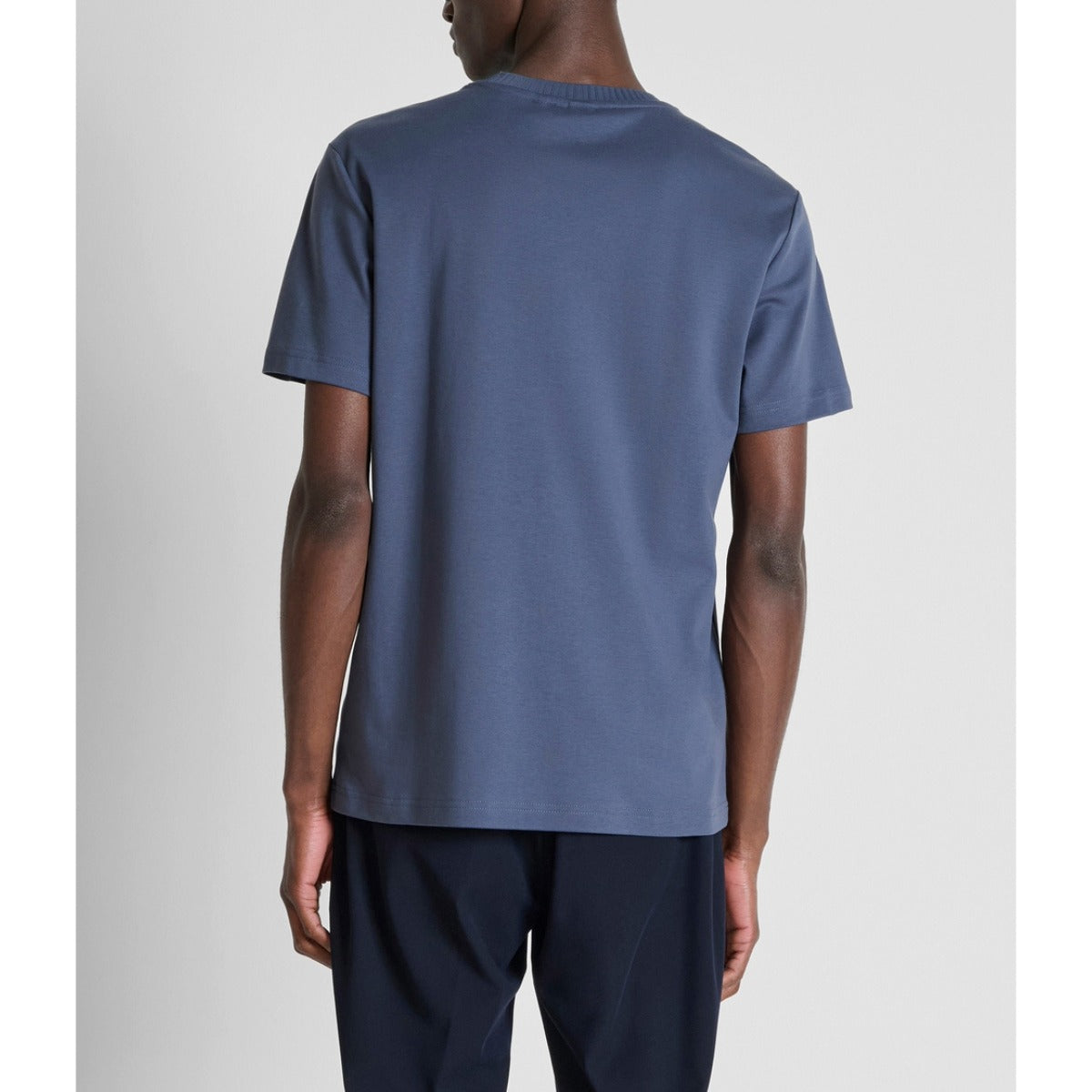 ANTONY MORATO REGULAR FIT CHEST BADGE T-SHIRT INDIGO BLUE MMKS02700