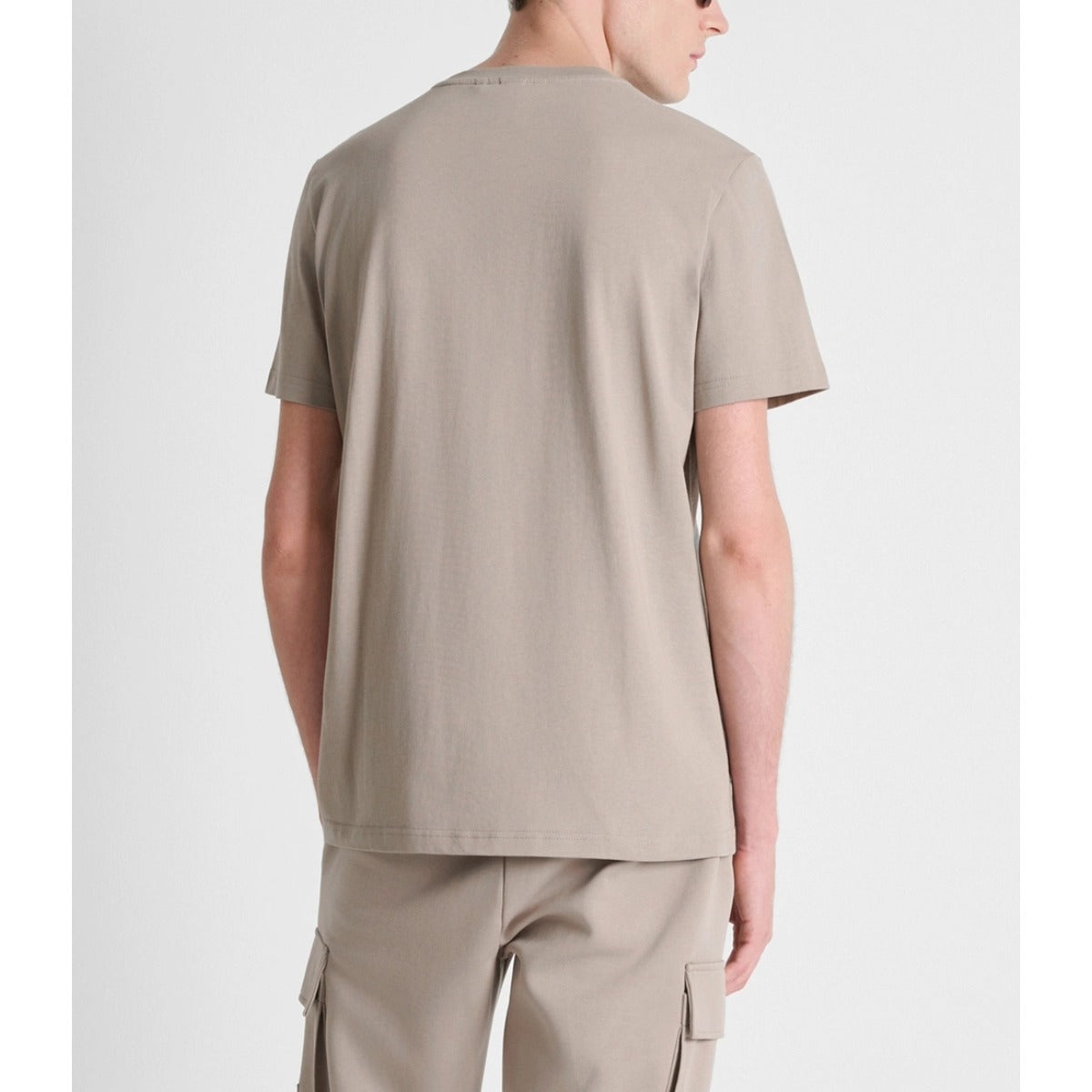 ANTONY MORATO REGULAR FIT FRONT LOGO T-SHIRT GRIT SAND MMKS02730
