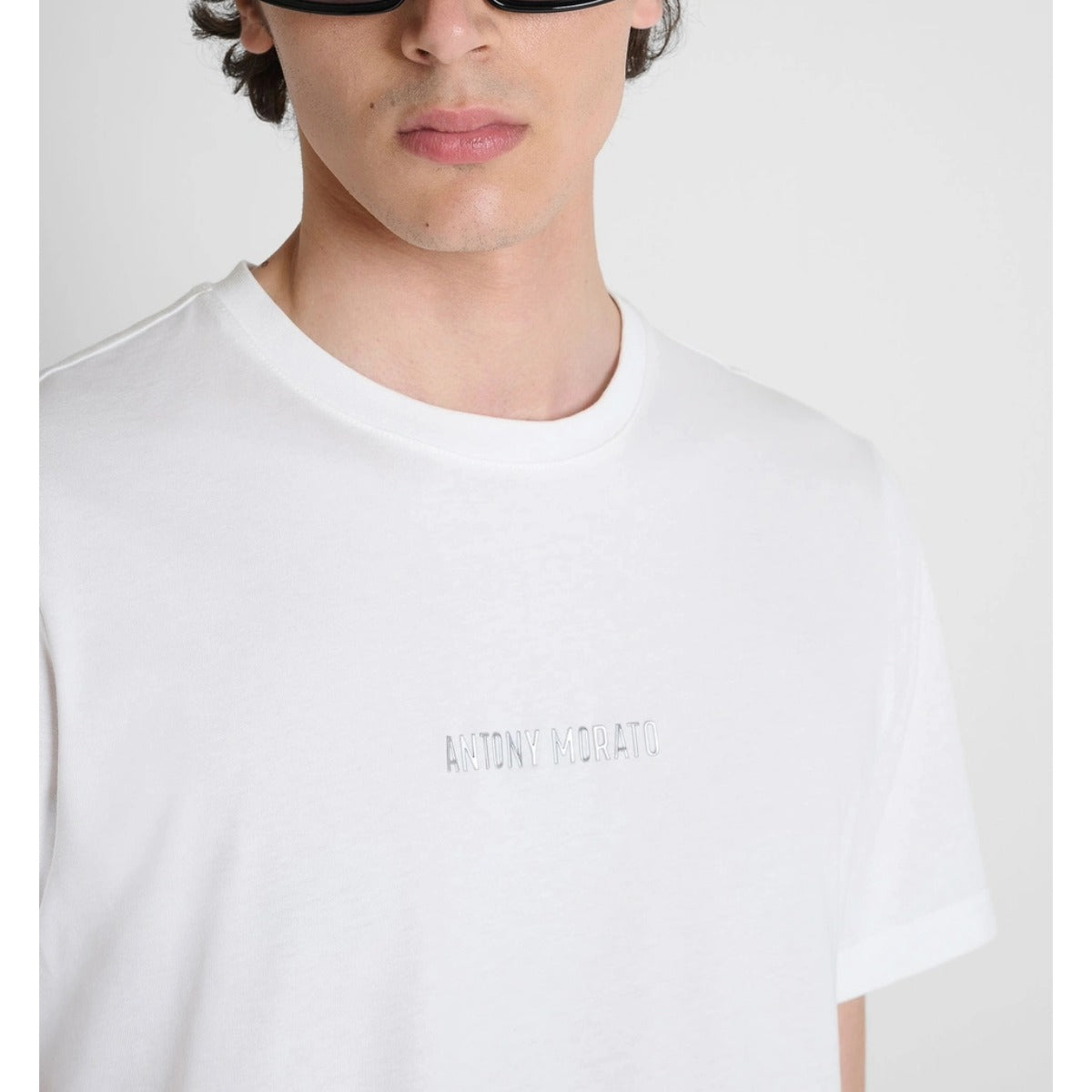 ANTONY MORATO REGULAR FIT LOGO T-SHIRT CREAM MMKS02696