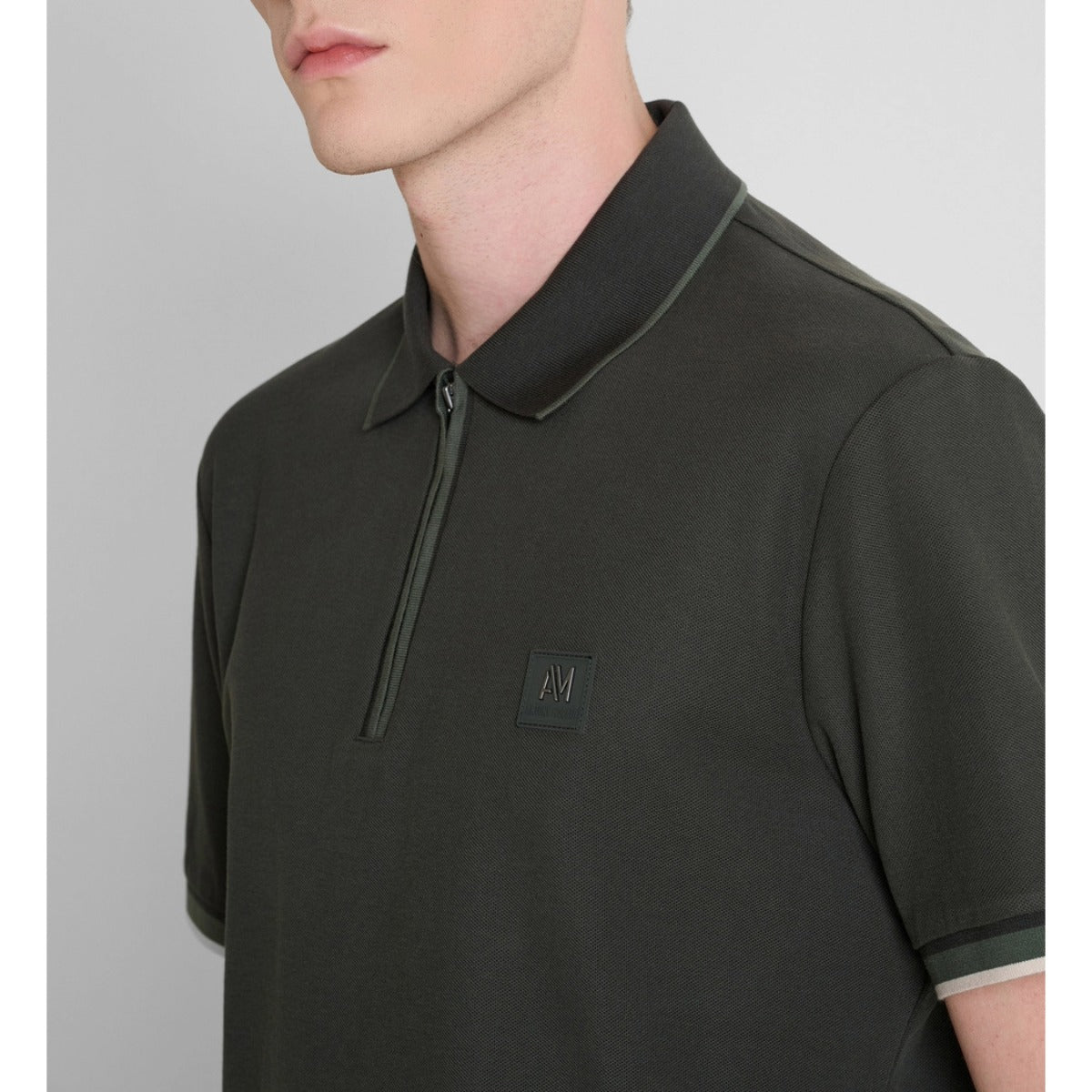 ANTONY MORATO REGULAR FIT PIQUE POLO T-SHIRT FOREST GREEN MMKS02732