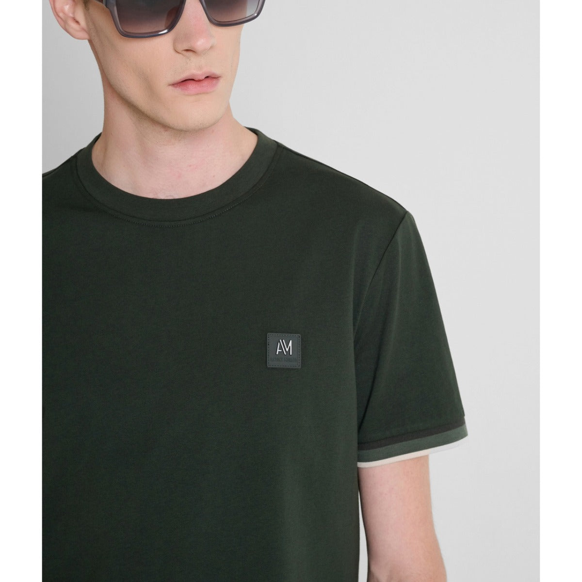 ANTONY MORATO REGULAR FIT JERSEY T-SHIRT FOREST GREEN MMKS02733