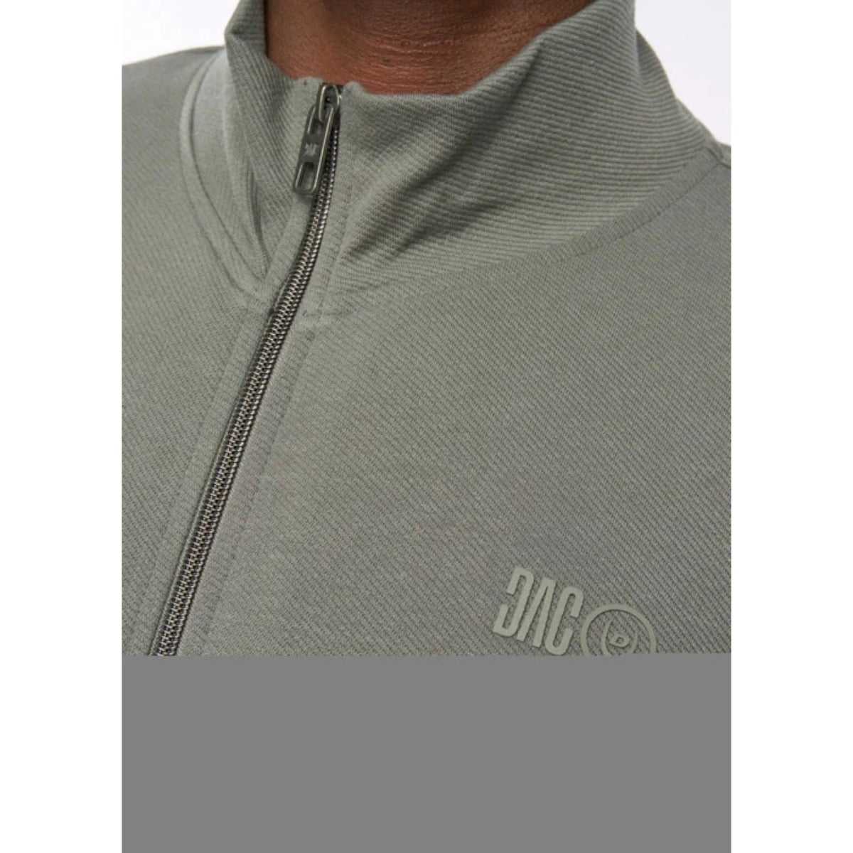 DUCK & COVER HANNINGS ZIP UP SWEATSHIRT OLIVE