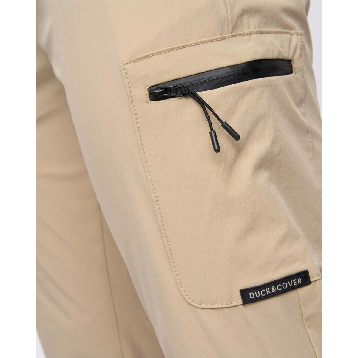 DUCK & COVER PURETORE CARGO PANTS STONE