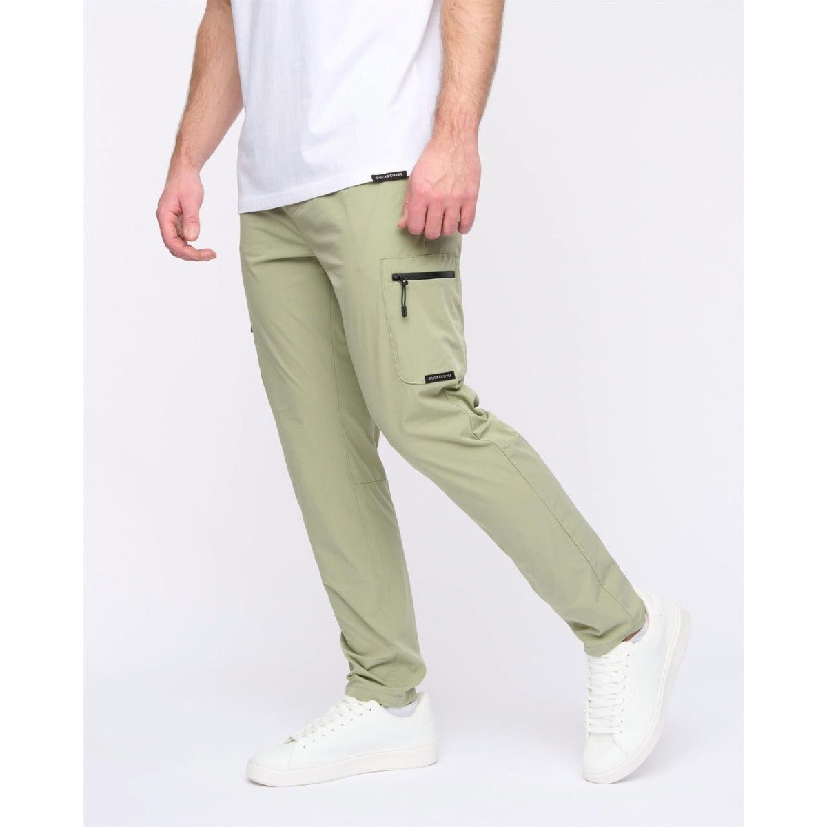 DUCK & COVER PURETORE CARGO PANTS SAGE
