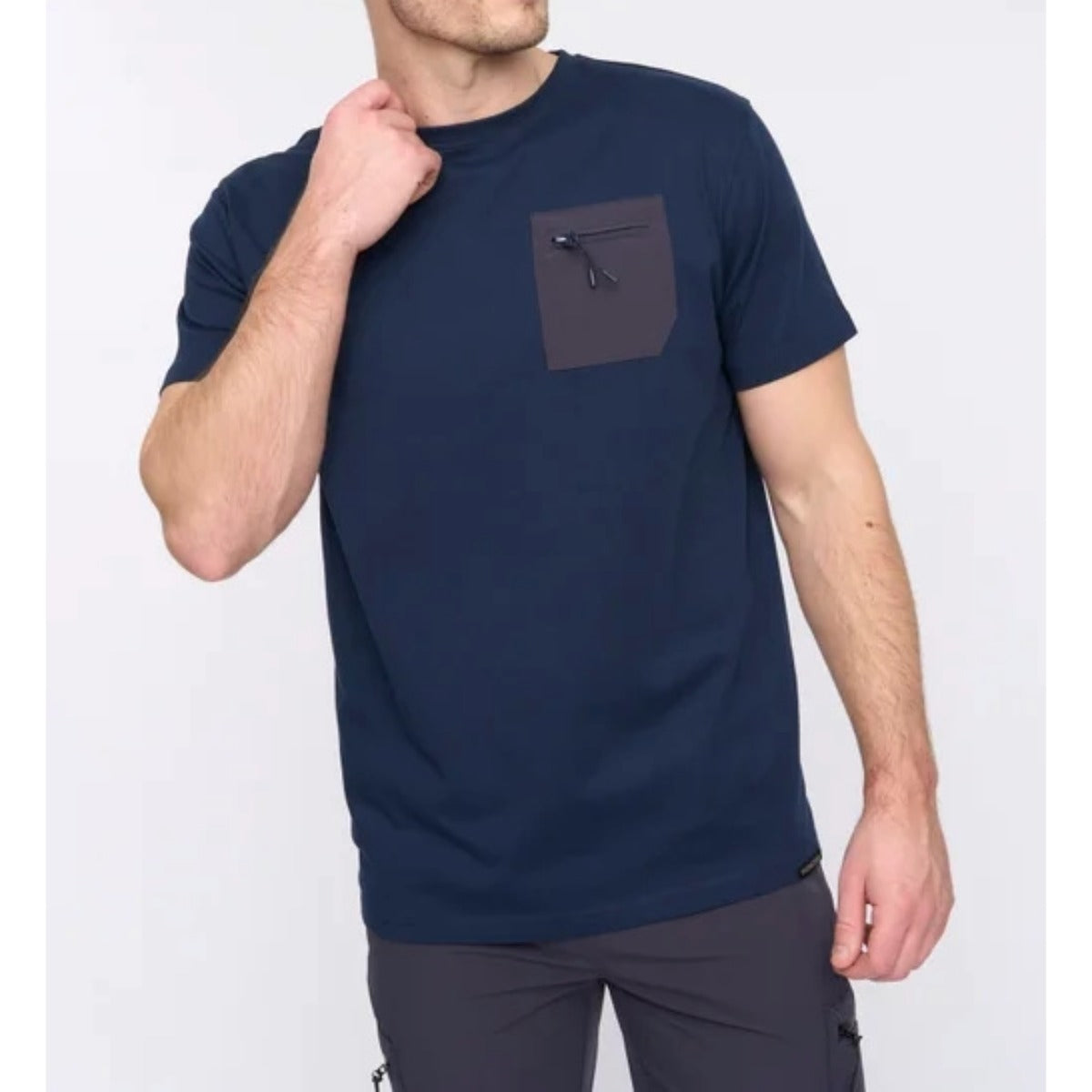 DUCK & COVER PURETORE NAVY T-SHIRT
