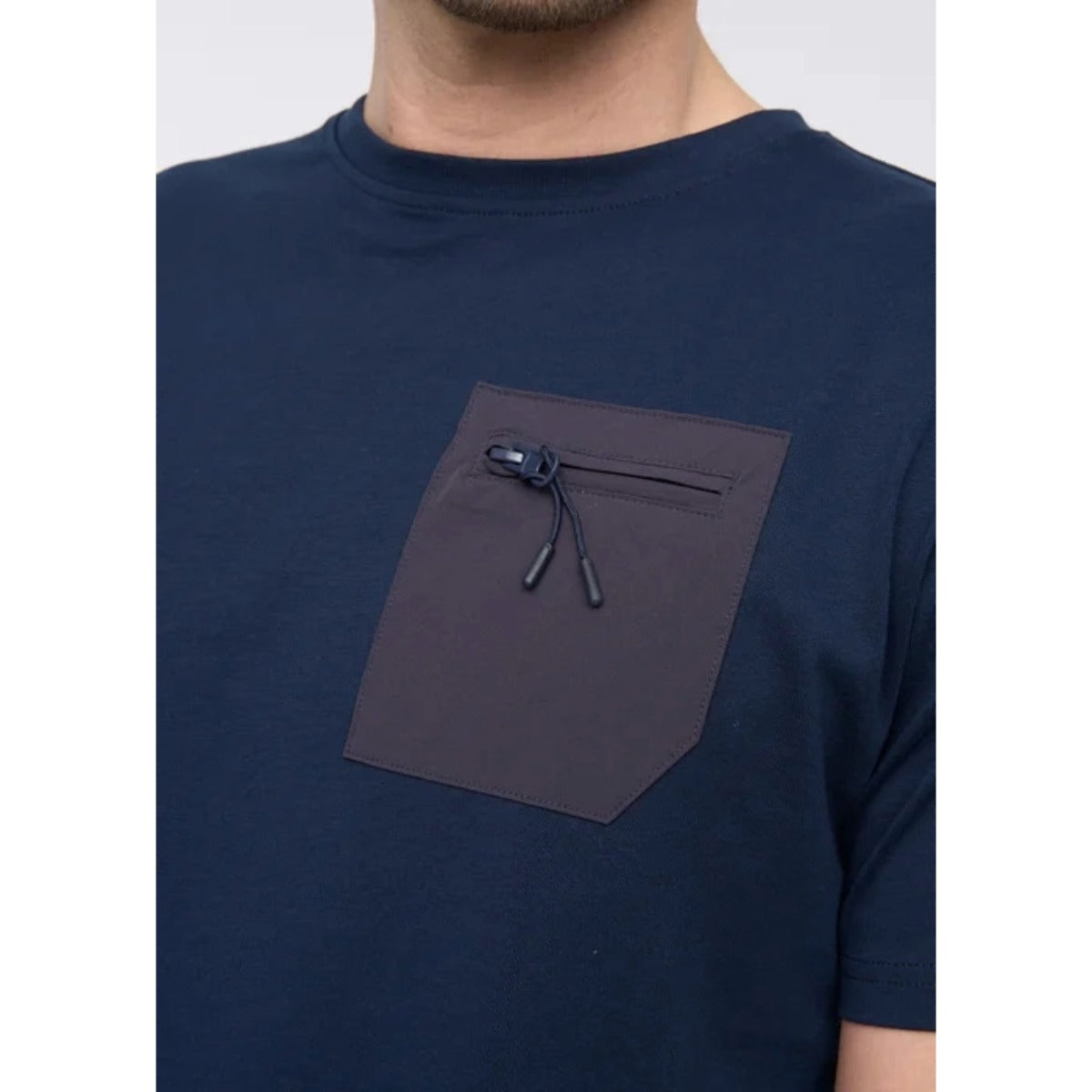DUCK & COVER PURETORE NAVY T-SHIRT