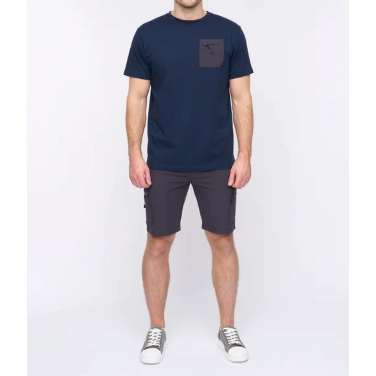 DUCK & COVER PURETORE NAVY T-SHIRT