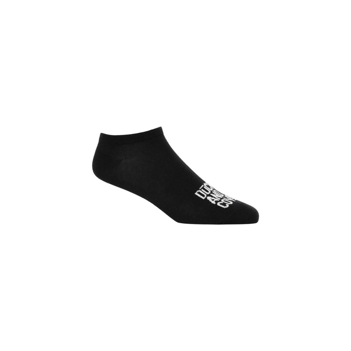 DUCK & COVER FUBEL BLACK 5 PACK TRAINER SOCKS