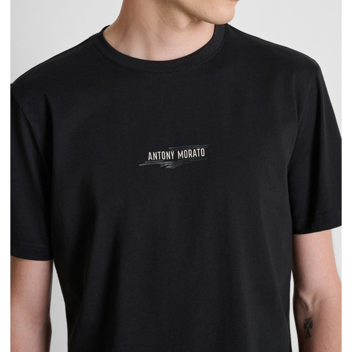 ANTONY MORATO REGULAR FIT JERSEY T-SHIRT BLACK MMKS02716