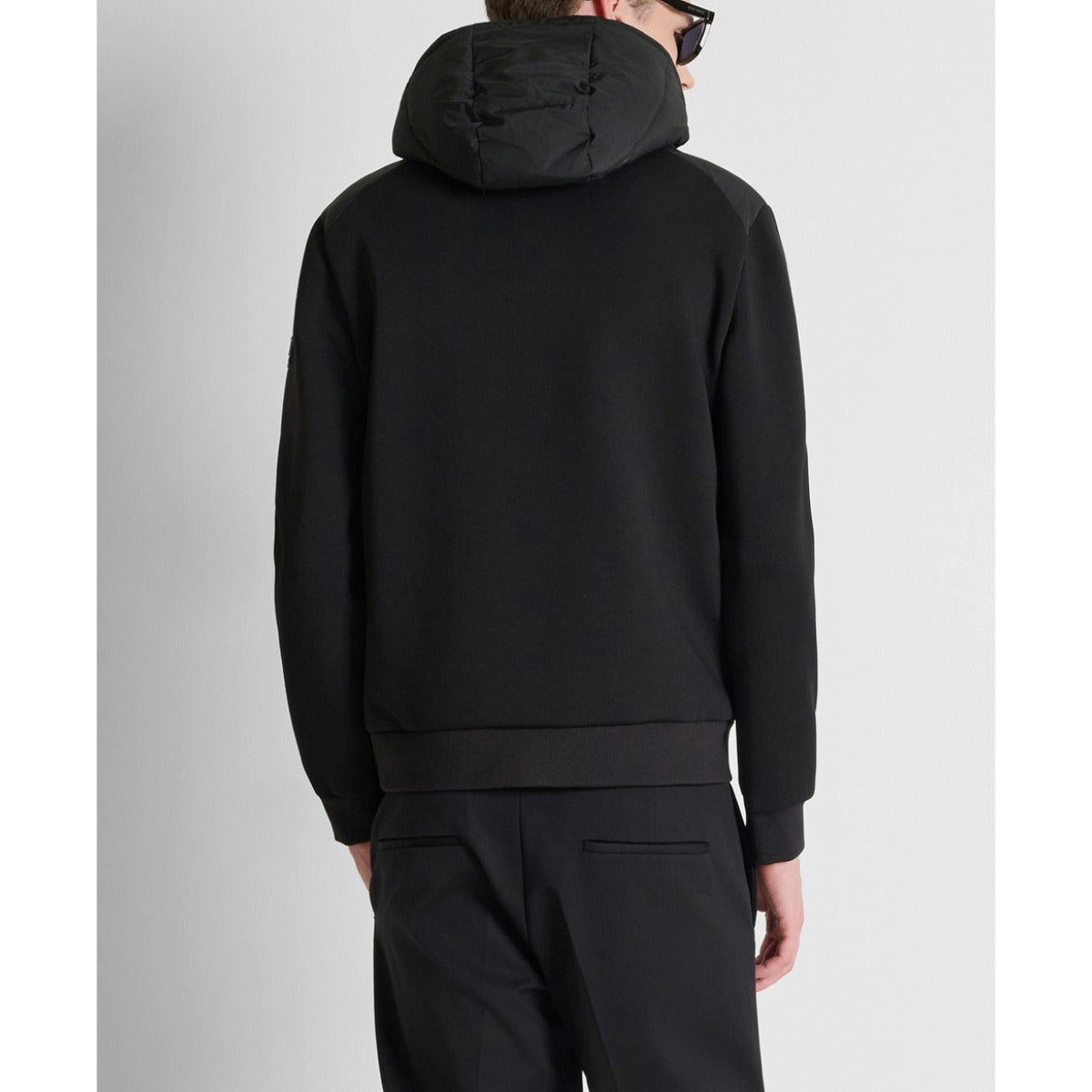 ANTONY MORATO HOODED PADDED TECH JACKET BLACK MMCO01019