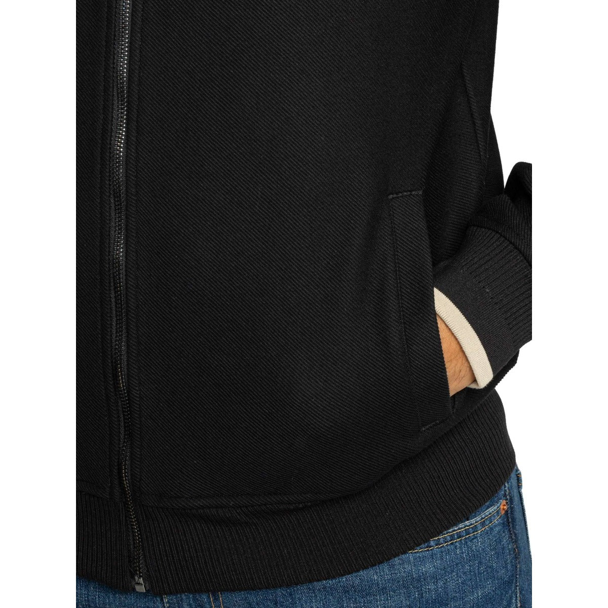 SERGIO TACCHINI GUILIO TRACK TOP BLACK