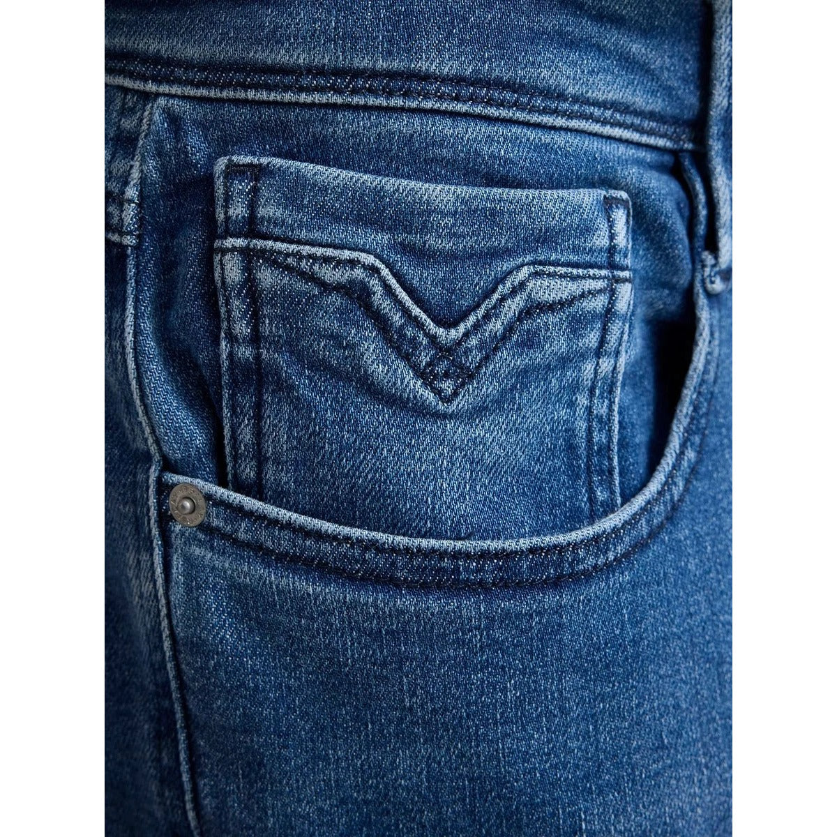 REPLAY ANBASS SLIM FIT JEANS M914 261 C39 009  MID BLUE