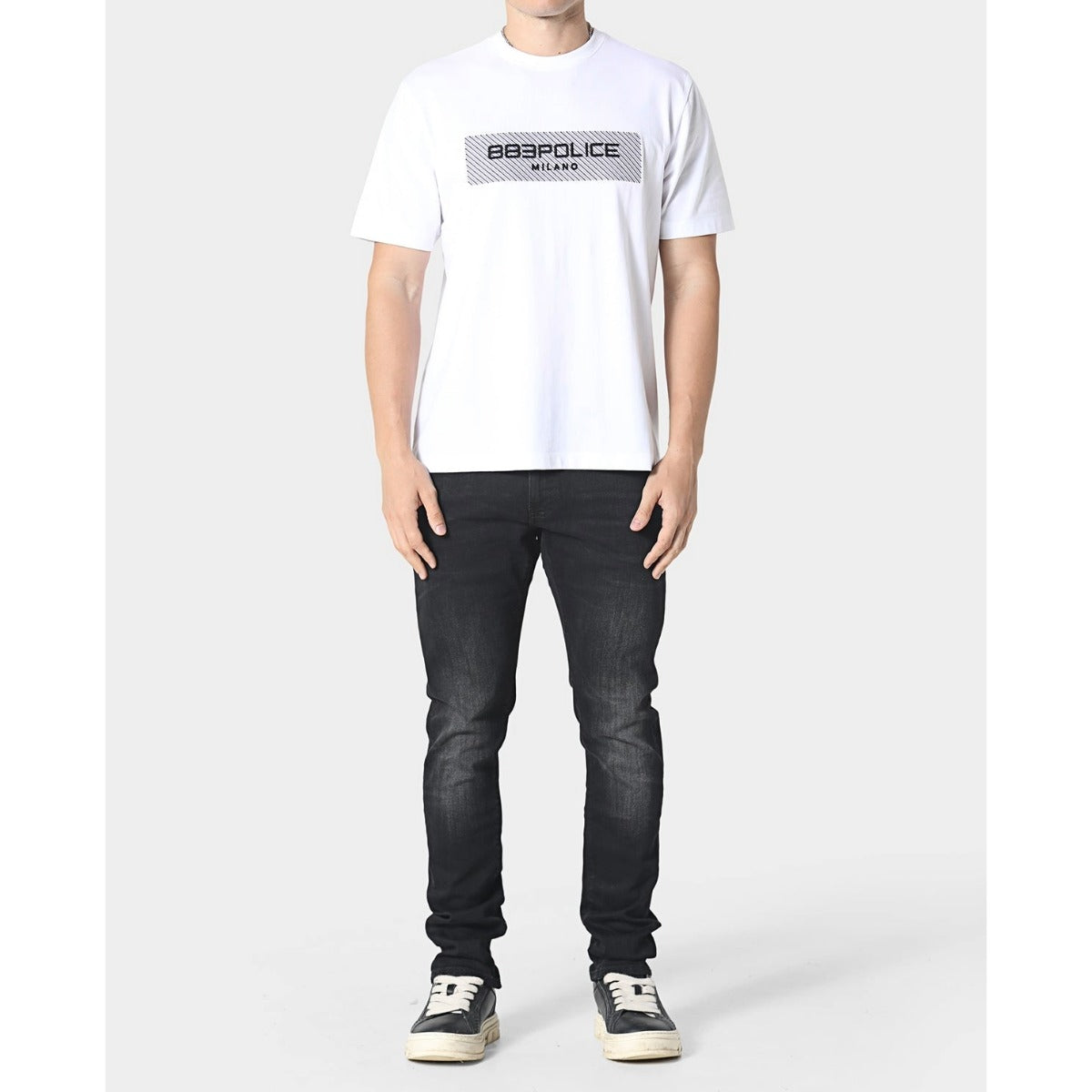 883 POLICE XANDREL T-SHIRT WHITE