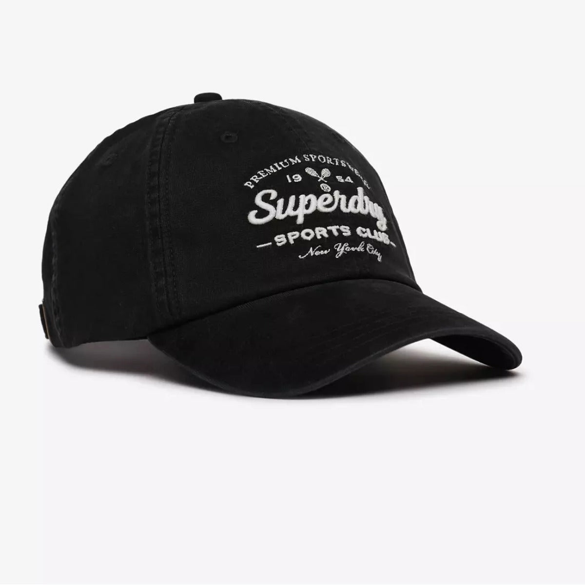 SUPERDRY VINTAGE CLUB BASEBALL CAP VINTAGE BLACK 06A