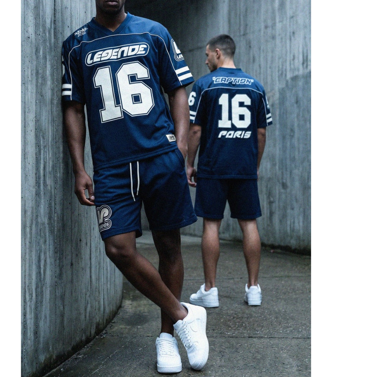 LEGENDE PARIS CORE MESH JERSEY BLUE