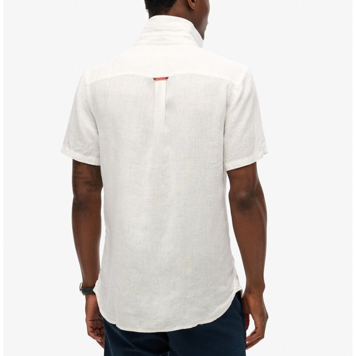SUPERDRY VACATION LINEN S/S SHIRT WHITE