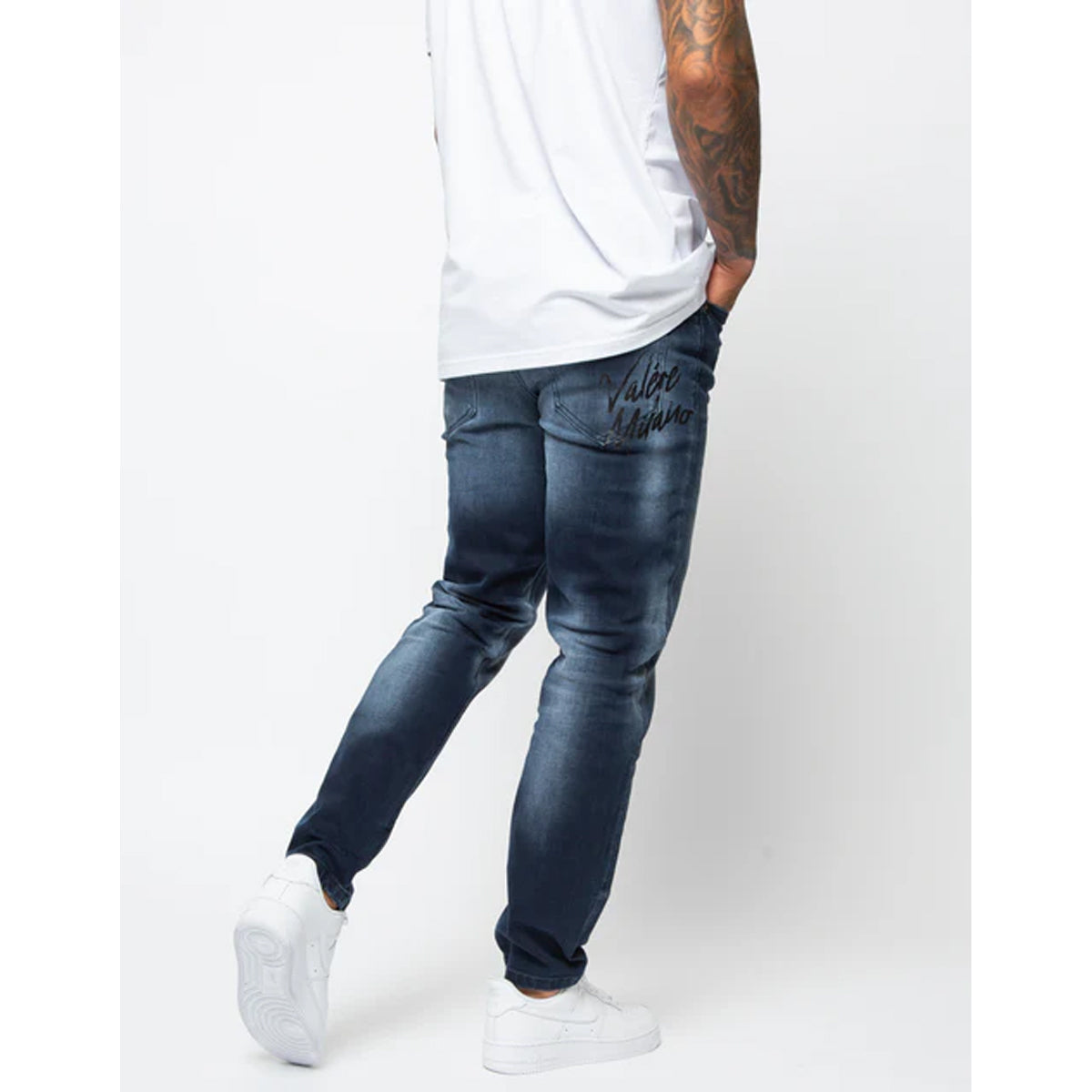 Valere Milano Salita Washed Blue/Black Jeans