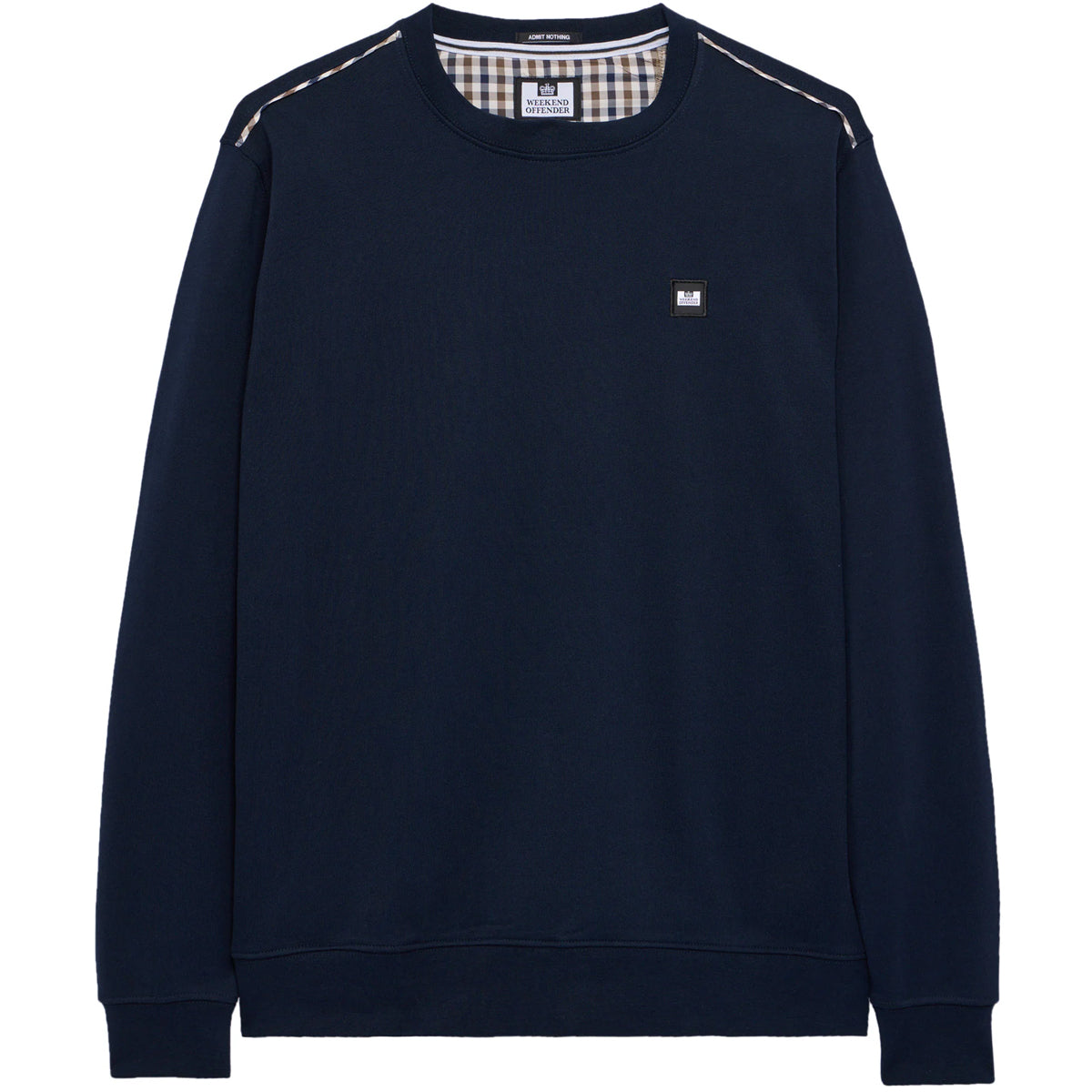 Weekend Offender Vega Navy Crew Sweatshirt Navy