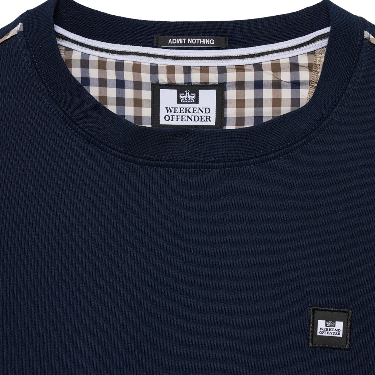 Weekend Offender Vega Navy Crew Sweatshirt Navy