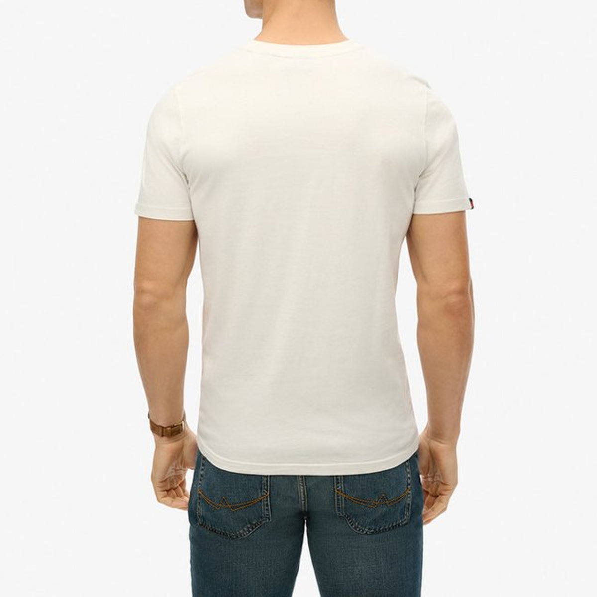 SUPERDRY VL TOKYO RELAXED T-SHIRT BONE WHITE U4Y