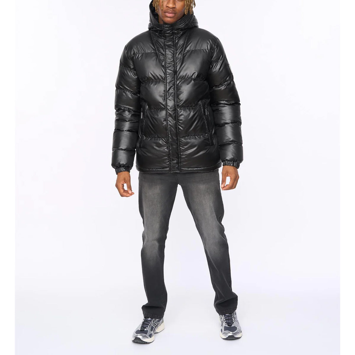 KINGS WILL DREAM WELCOME BLACK PUFFER JACKET