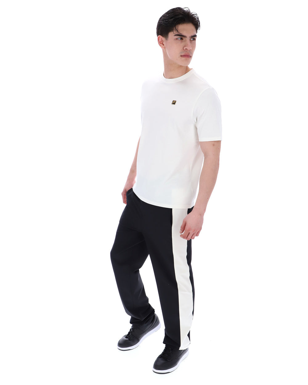 FILA  YAXLEY 5 PREMIUM T-SHIRT WHITE DOWN