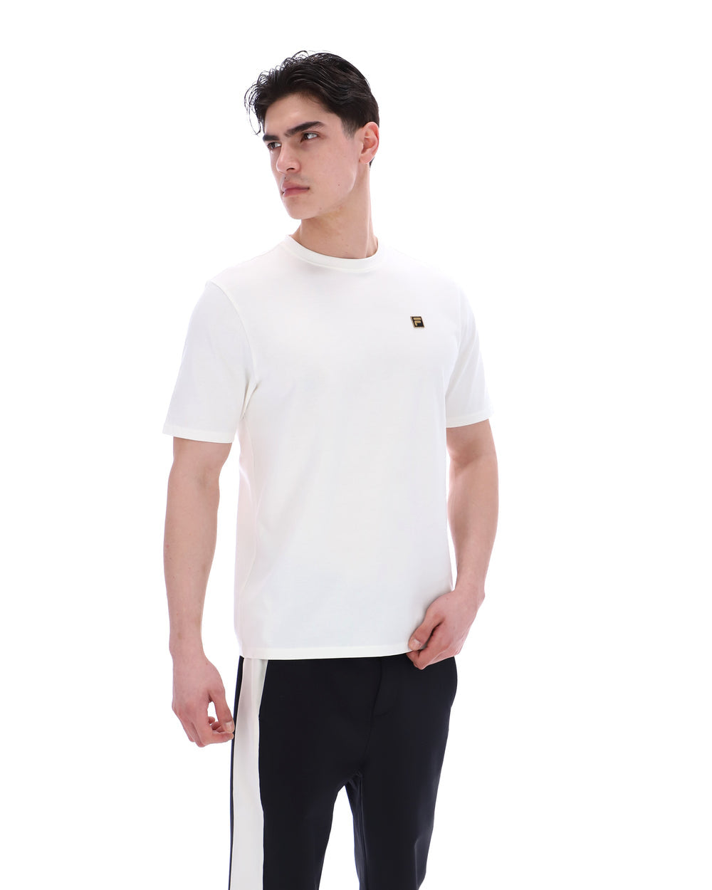 FILA  YAXLEY 5 PREMIUM T-SHIRT WHITE DOWN