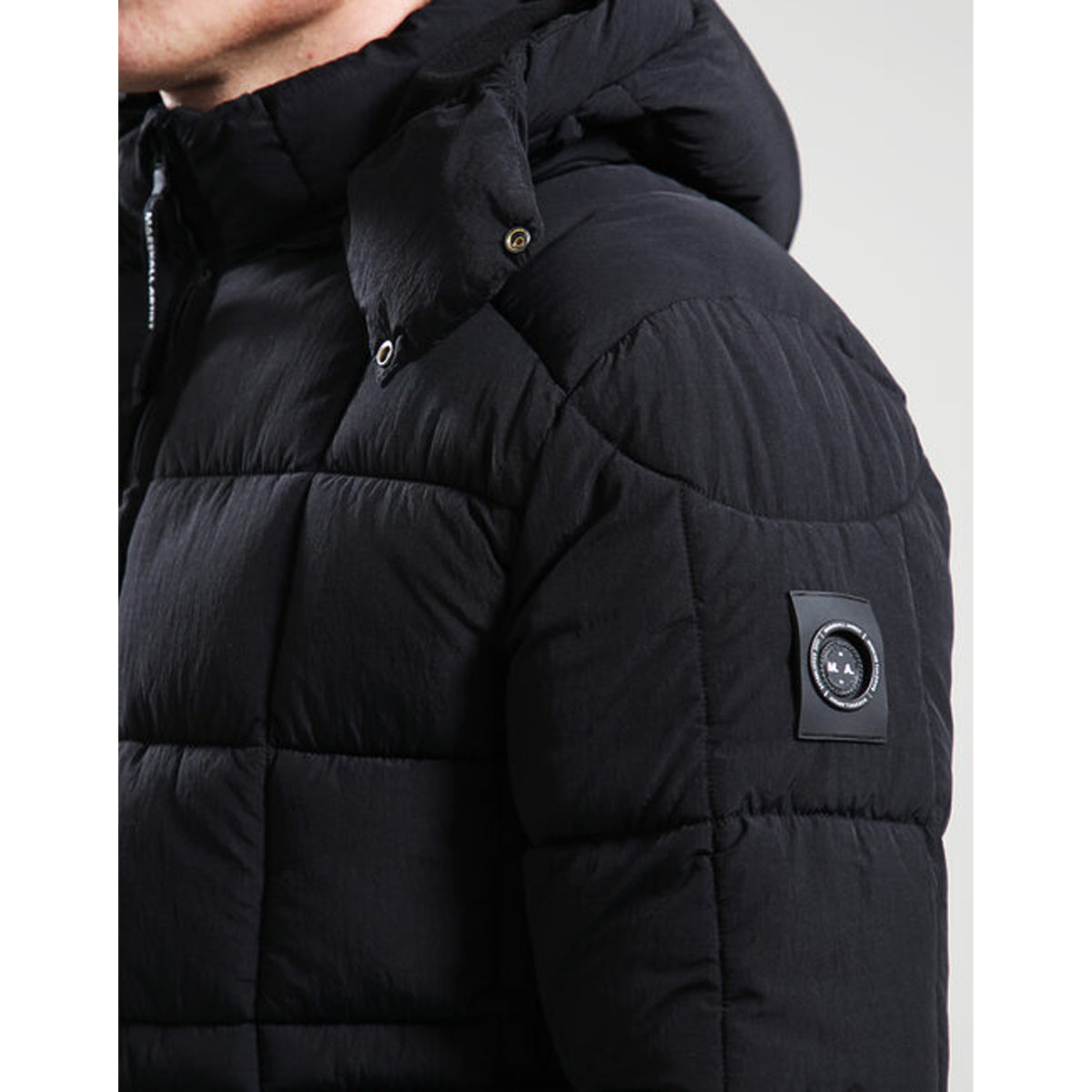 MARSHALL ARTIST YUKKON BUBBLE BLACK JACKET