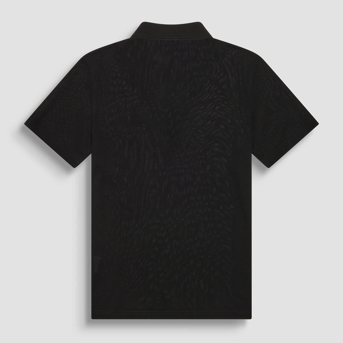 ANTONY MORATO ZIP COLLAR BLACK POLO MMKS02510