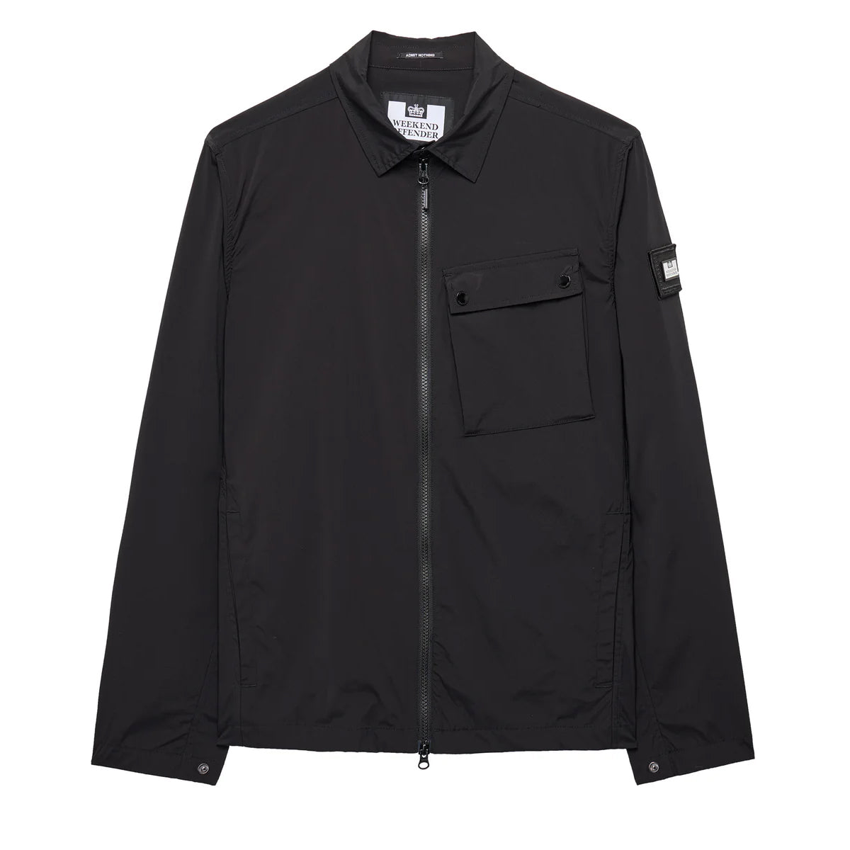 Weekend Offender Southbank Technical  Overshirt Jacket Black