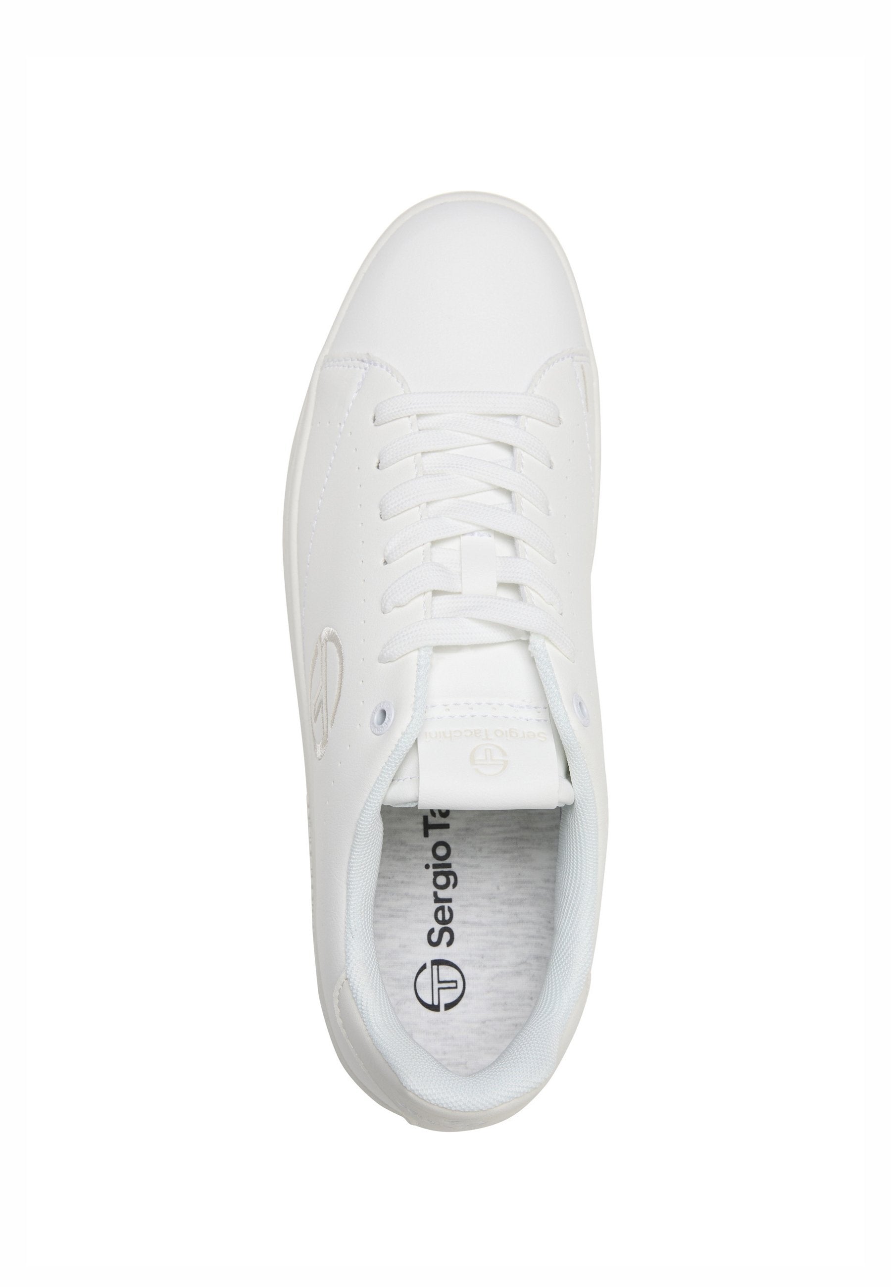 SERGIO TACCHINI BRAVO LTX CASUAL TRAINERS WHITE/GARDENIA