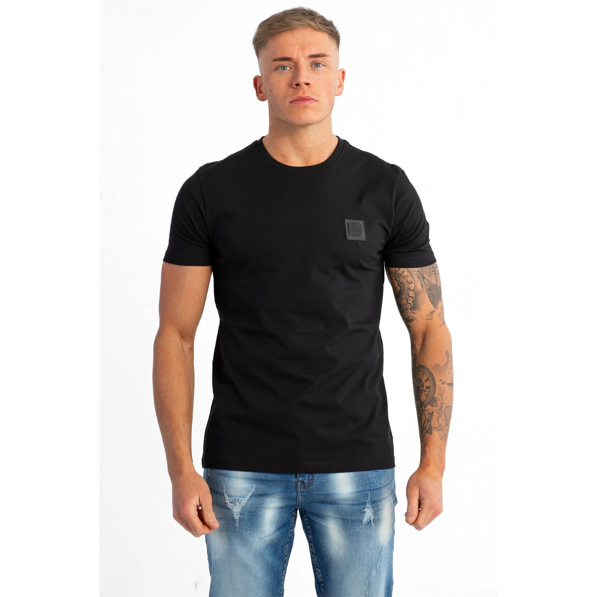 FORAY WEST BLACK BACK PRINT T-SHIRT