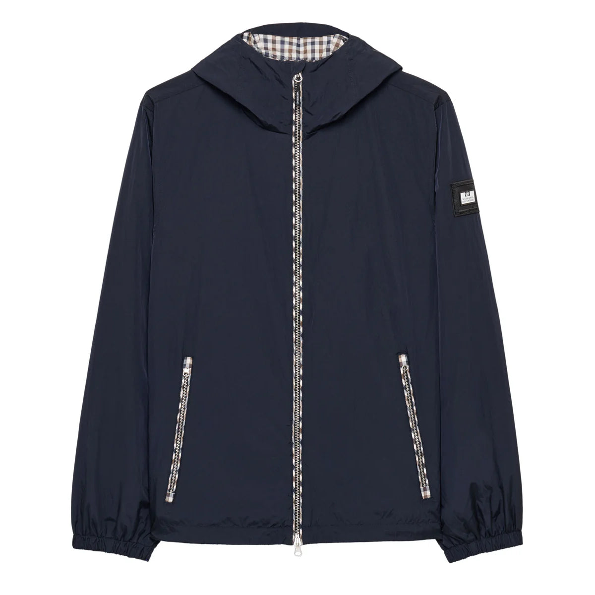 Weekend Offender Campania Check Jacket Navy
