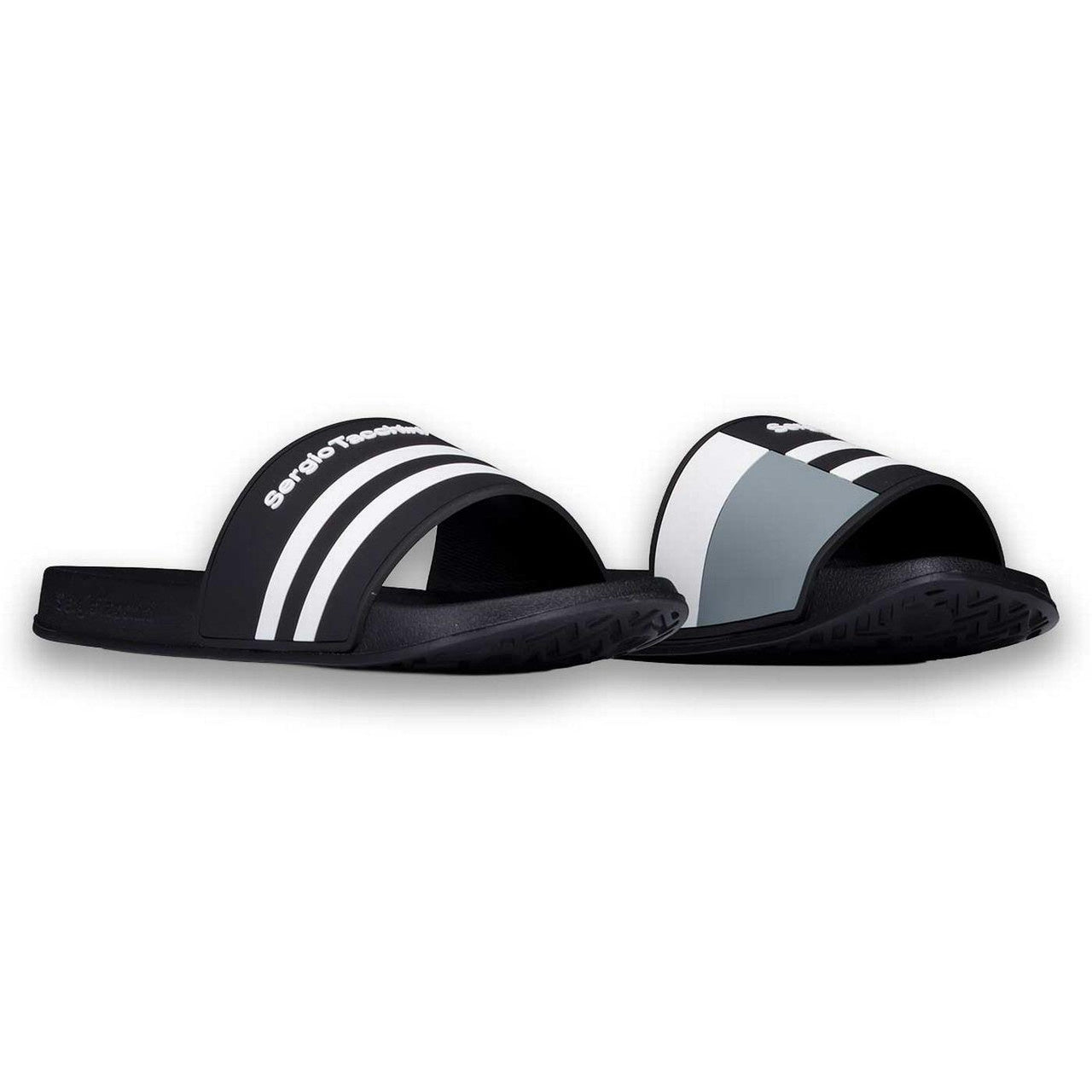 SERGIO TACCHINI BRAGA POOL SLIDERS BLACK