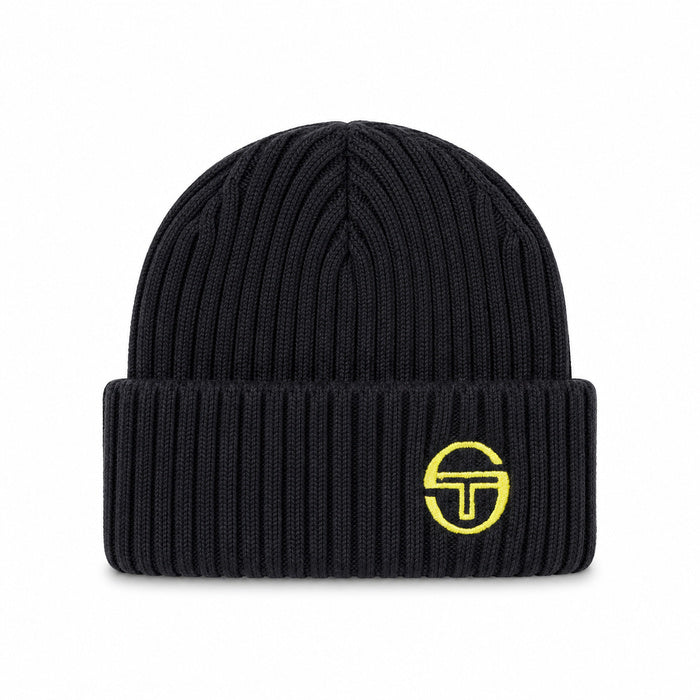SERGIO TACCHINI RIZZO RIBBED WATCH BEANIE BLACK