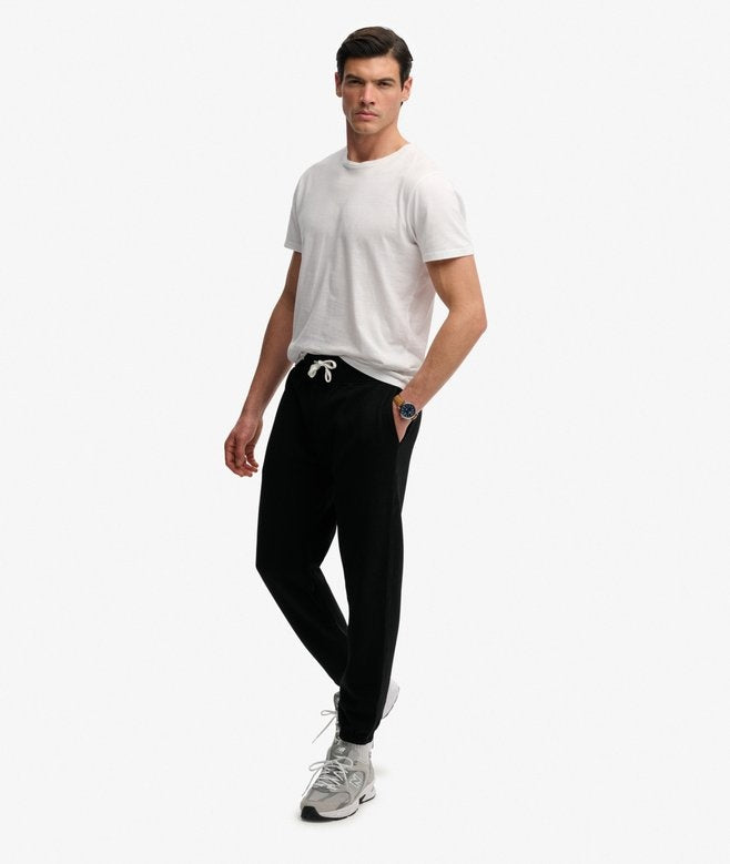 SUPERDRY ESSENTIAL LOGO JOGGERS BLACK 02A