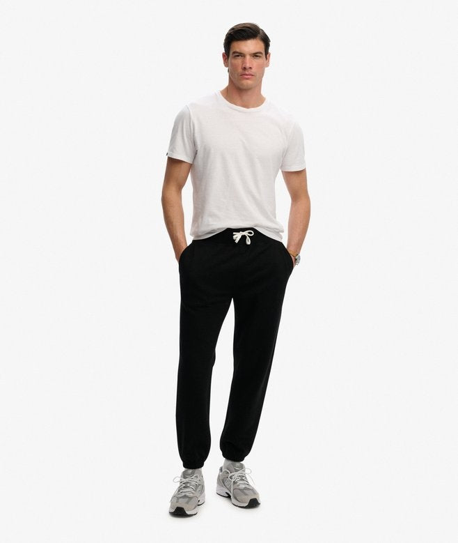 SUPERDRY ESSENTIAL LOGO JOGGERS BLACK 02A