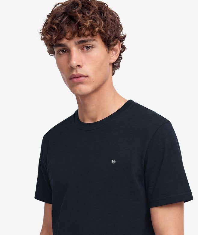 SUPERDRY ESSENTIAL SDCO LOGO EMB T-SHIRT ECLIPSE NAVY PLN