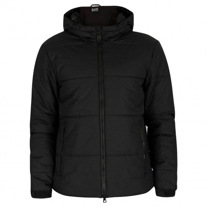 ea7 black puffer jacket