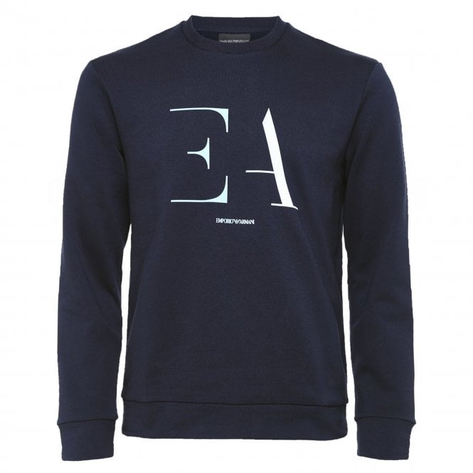 navy armani sweatshirt