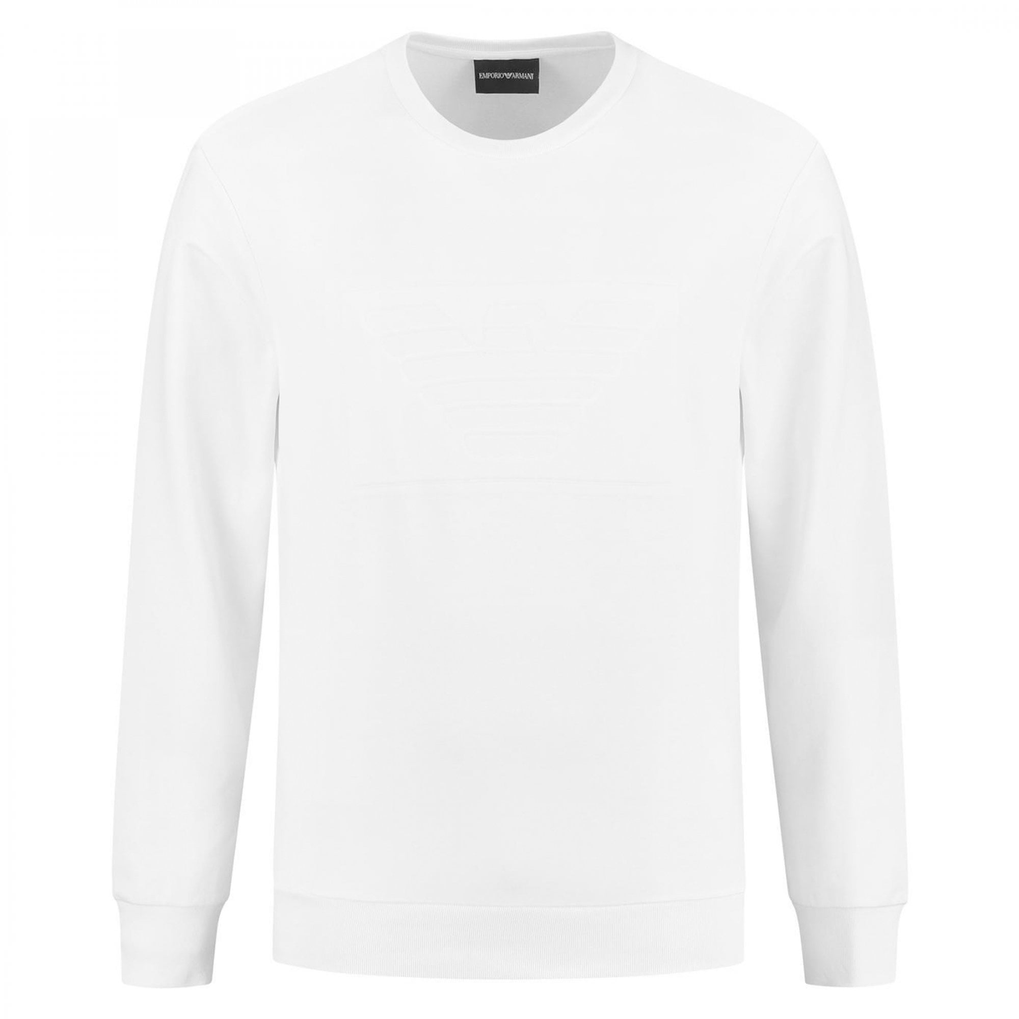 emporio armani sweatshirt white